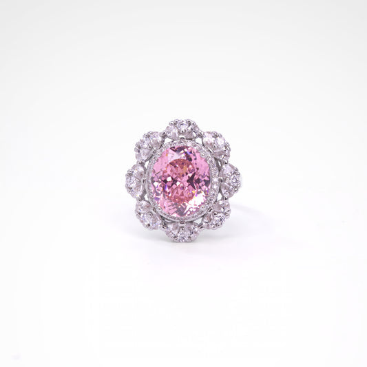 Sparkslette Blush Floral Radiance Ring