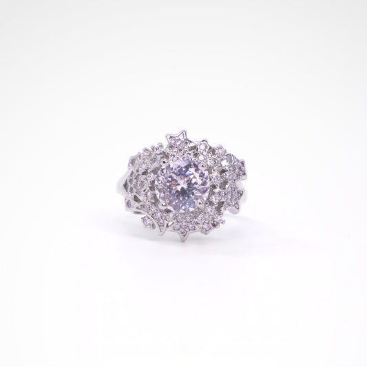 Sparkslette Celestial Starburst Halo Ring