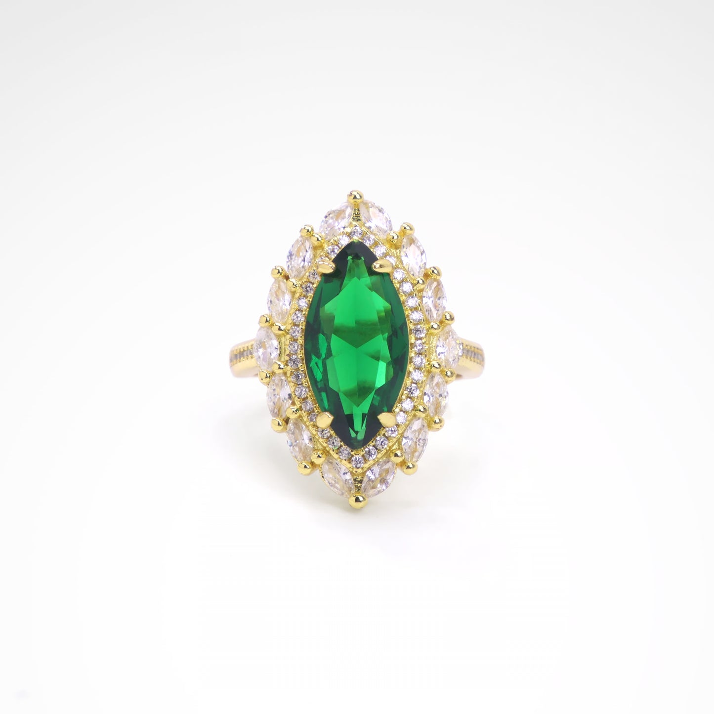 Sparkslette Verdant Majesty Halo Ring