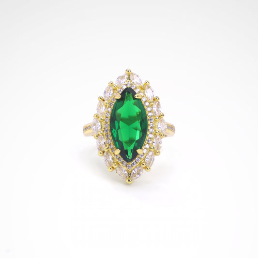 Sparkslette Verdant Majesty Halo Ring